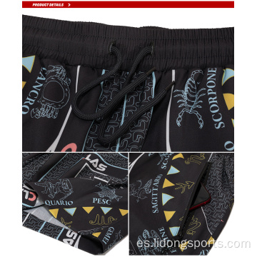 Pantalones cortos de entrenamiento de verano pantalones cortos de deportes personalizados